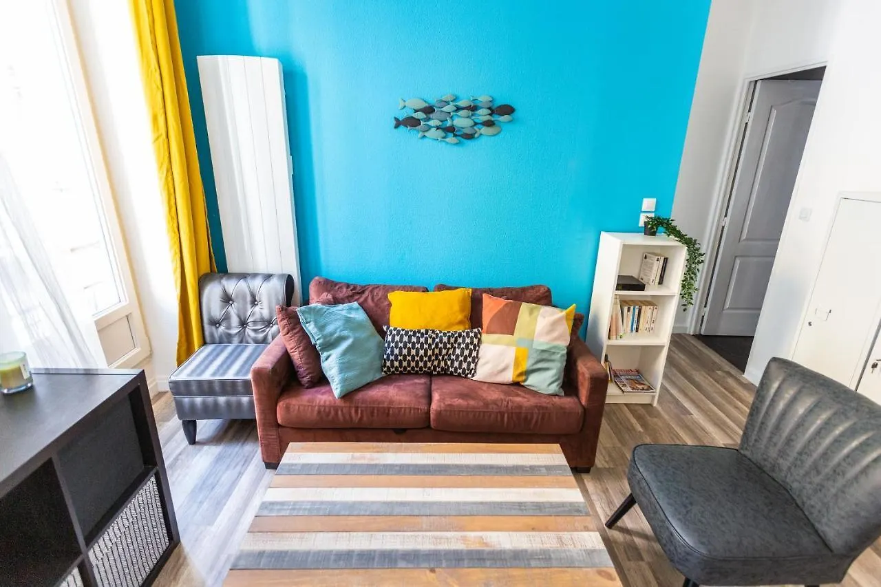 Appartement Bleu Caraibes T4 Proche Gare Et Vieux Port Marseille Francie